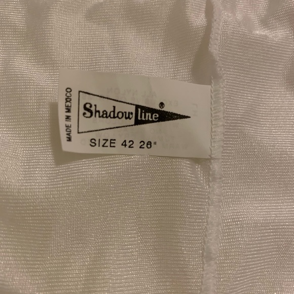 Ladies Shadow Line White Full Slip Lace Trim
Nightgown Negligee Size: 42 26” - Picture 13 of 13